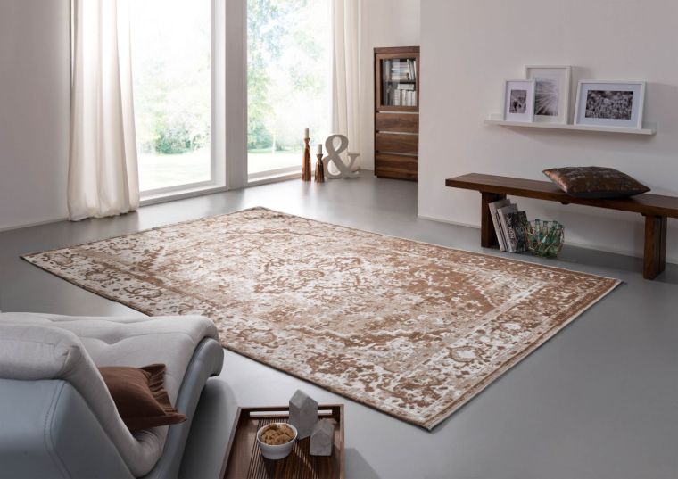 Tapis 300x200 Coton Beige LINCOLN TWO